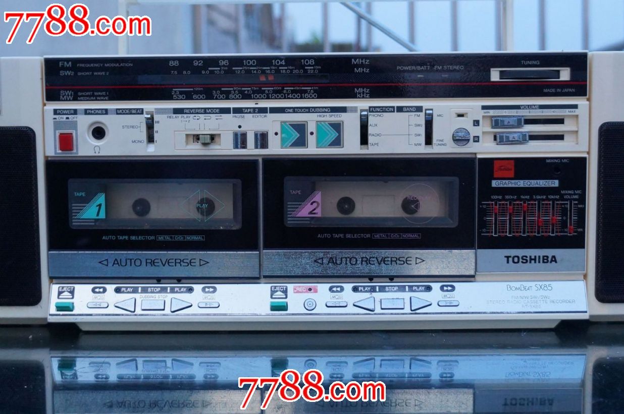 日本原装东芝rt-sx85收录机