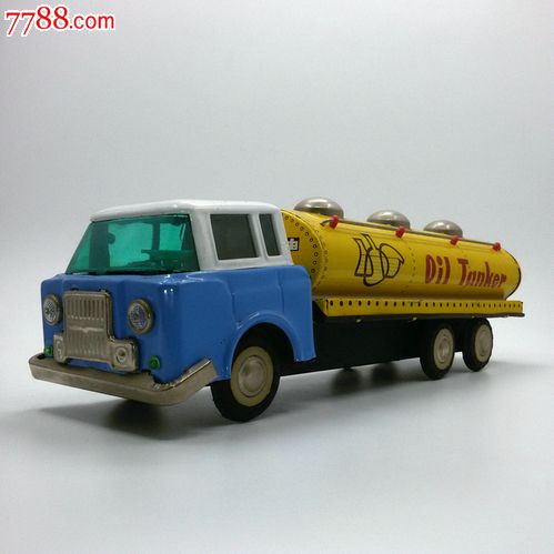老铁皮玩具车,石油车,mf-201