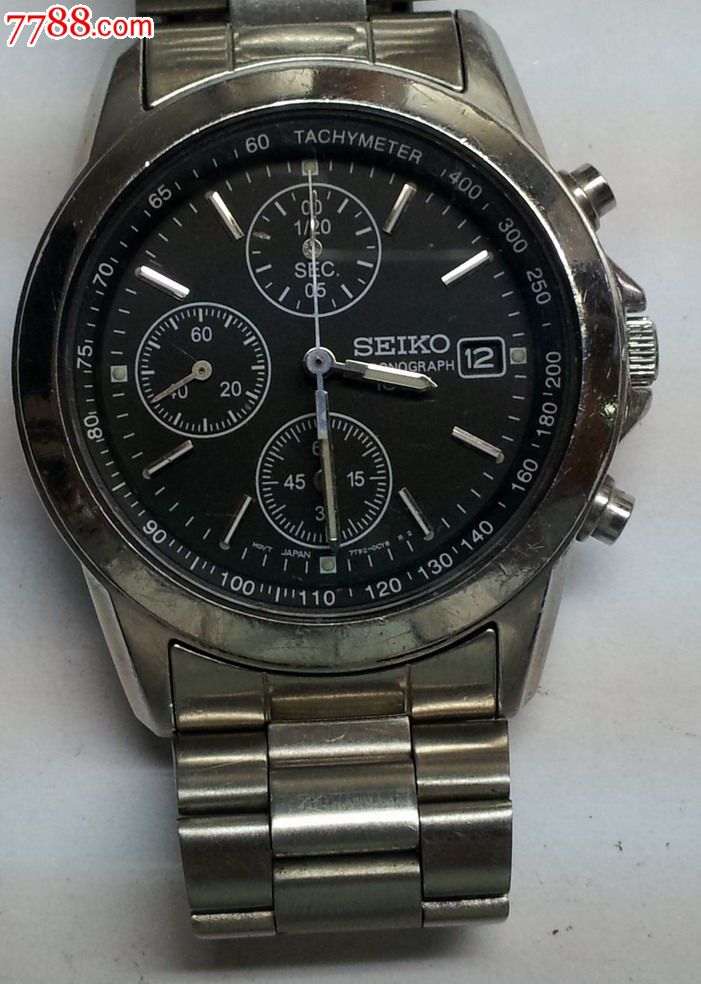 精工石英计码表7t92机芯