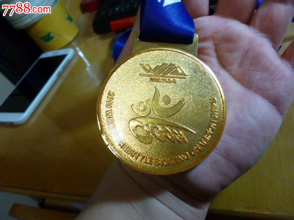 2013世界花样滑冰锦标赛——中华台北队奖牌!两枚原配绶带!