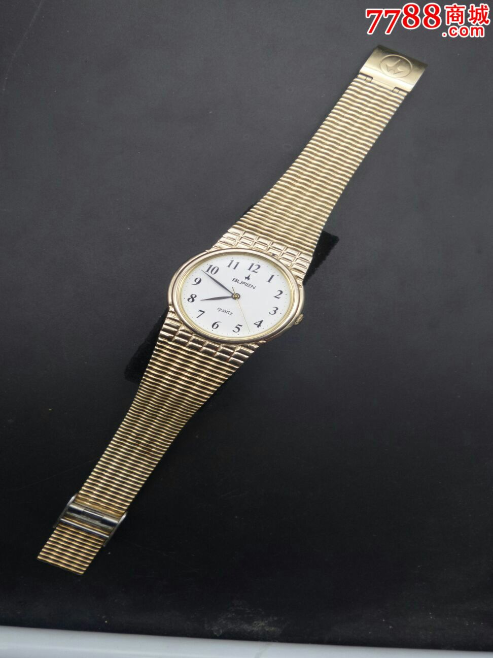 好品瑞士buren保玲男士石英表,不走时