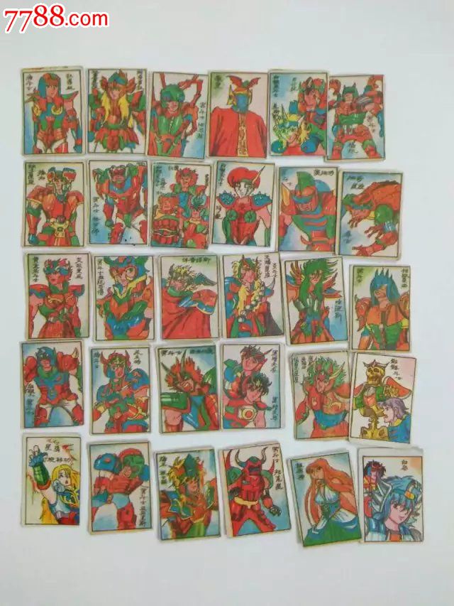 动画题材的洋画片/洋片/小画片/游戏牌/公仔纸