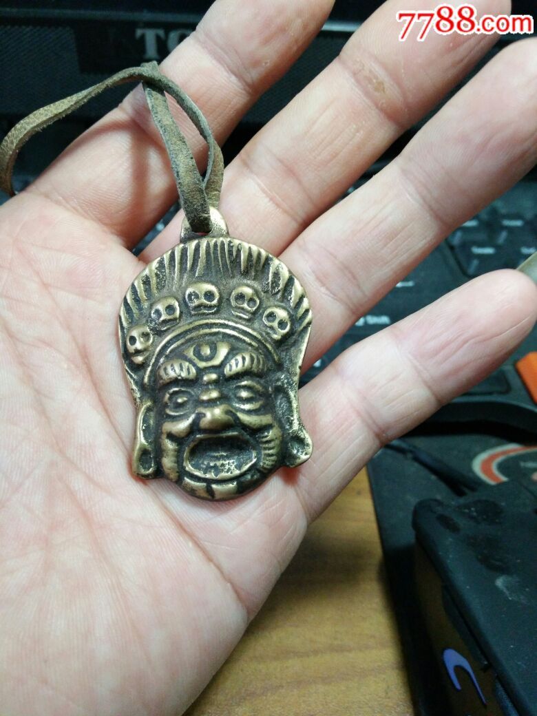 民国藏传,尸陀林主铜头像