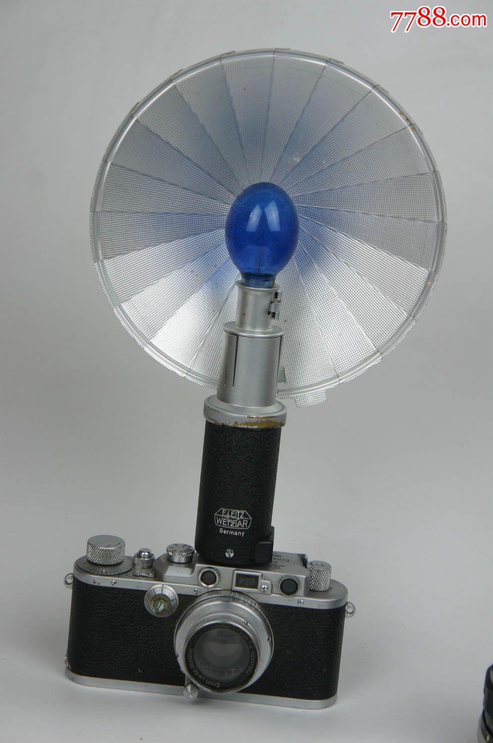德产leica/leitz老式扇形闪光灯,收藏佳品,扇灯.