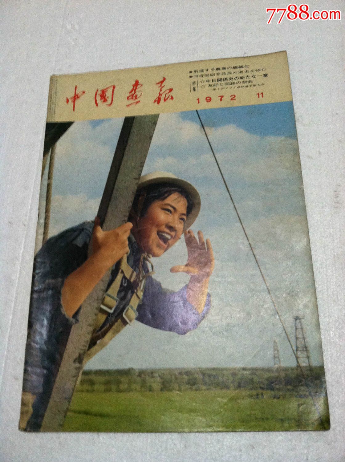 日文版--人民画报1972年第11期特集【按图出售】