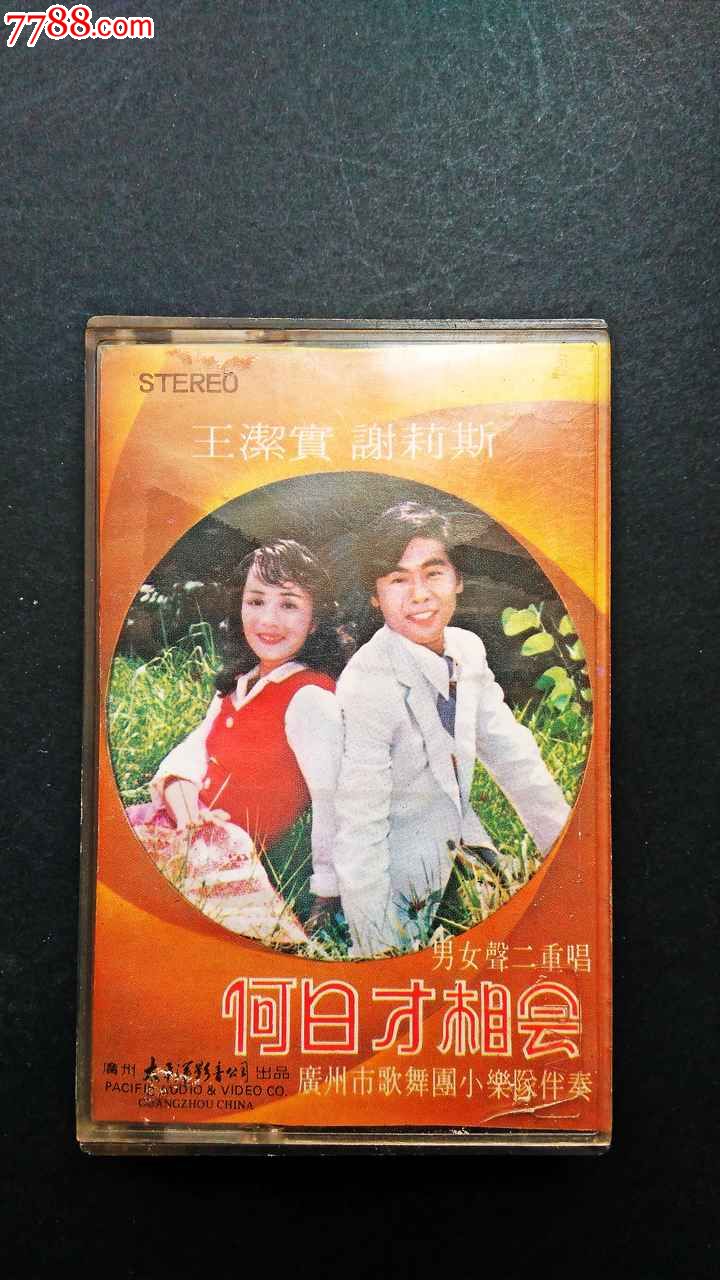 王洁实谢莉斯--何日才相会-价格:5.0000元-au13135981-磁带/卡带-拍卖